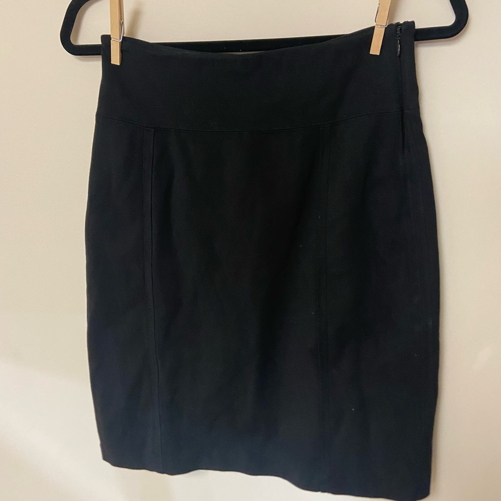 WHBM black pencil skirt